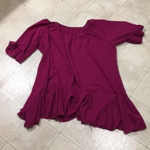 5xl dark pink blouse